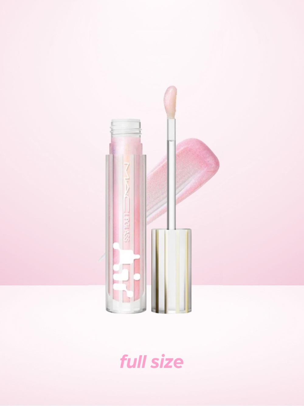 MAC Cosmetics Lipglass Air Frozen pink